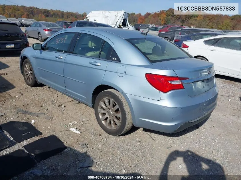 2013 Chrysler 200 Touring VIN: 1C3CCBBB8DN557833 Lot: 40708784