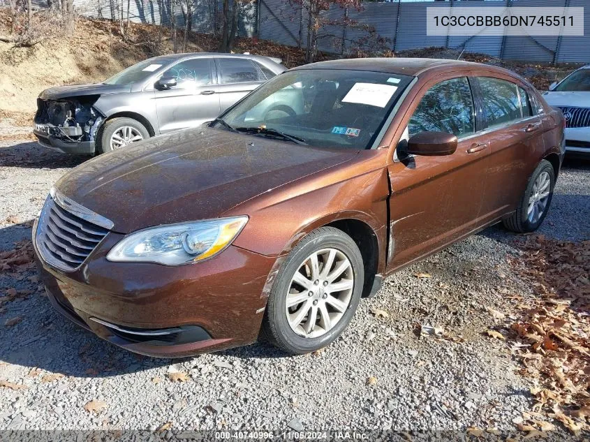 2013 Chrysler 200 Touring VIN: 1C3CCBBB6DN745511 Lot: 40740996