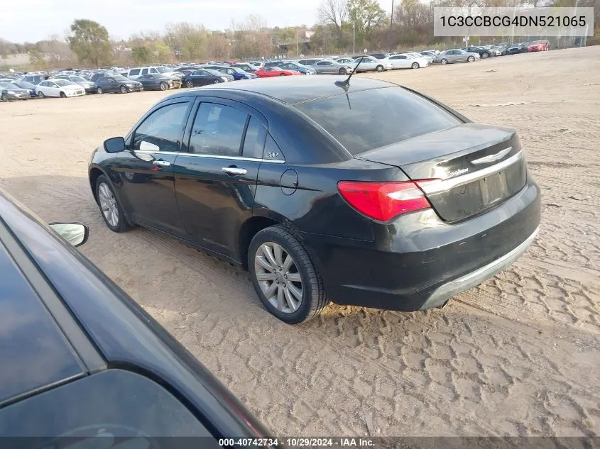 2013 Chrysler 200 Limited VIN: 1C3CCBCG4DN521065 Lot: 40742734