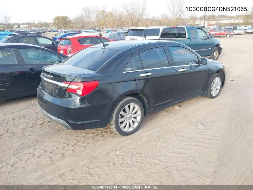 2013 Chrysler 200 Limited VIN: 1C3CCBCG4DN521065 Lot: 40742734