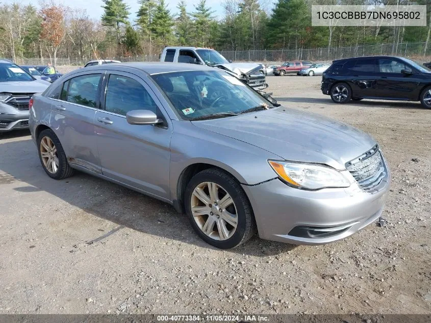 2013 Chrysler 200 Touring VIN: 1C3CCBBB7DN695802 Lot: 40773384