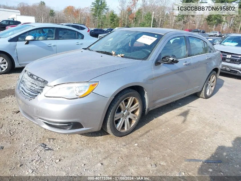 2013 Chrysler 200 Touring VIN: 1C3CCBBB7DN695802 Lot: 40773384