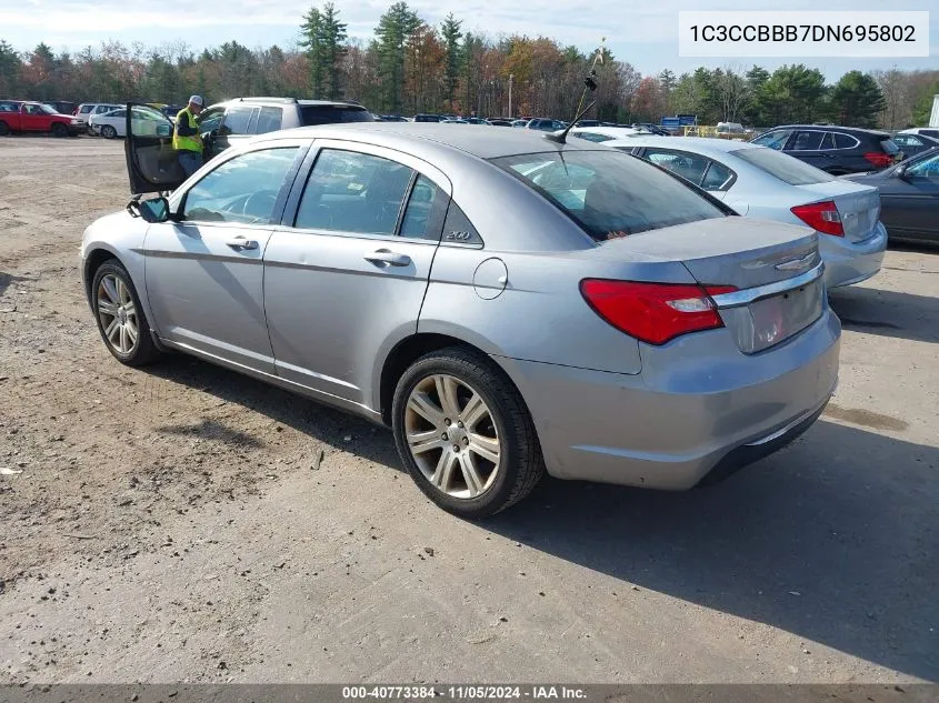 1C3CCBBB7DN695802 2013 Chrysler 200 Touring