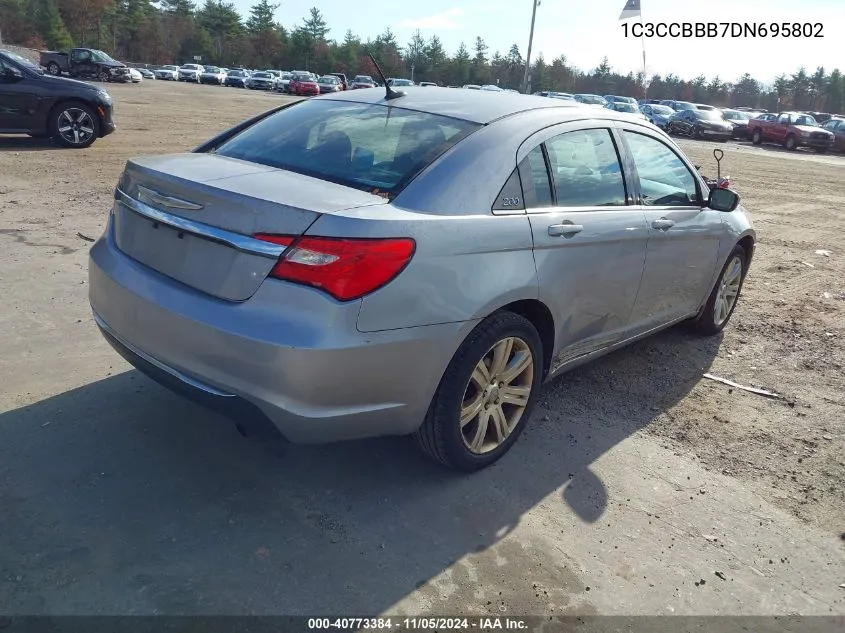 1C3CCBBB7DN695802 2013 Chrysler 200 Touring