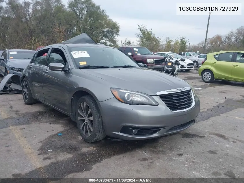 2013 Chrysler 200 Touring VIN: 1C3CCBBG1DN727929 Lot: 40783471