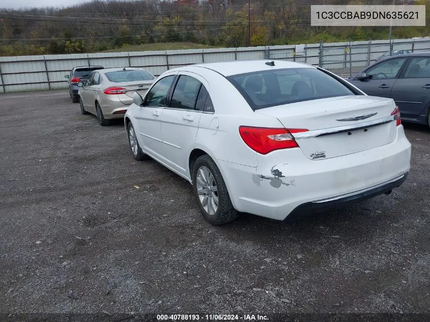 2013 Chrysler 200 Lx VIN: 1C3CCBAB9DN635621 Lot: 40788193