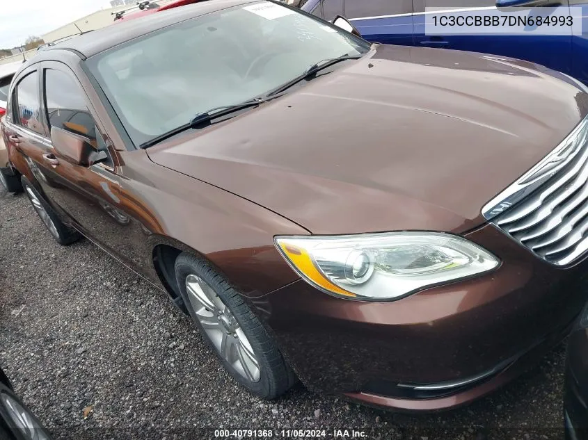 2013 Chrysler 200 Touring VIN: 1C3CCBBB7DN684993 Lot: 40791368