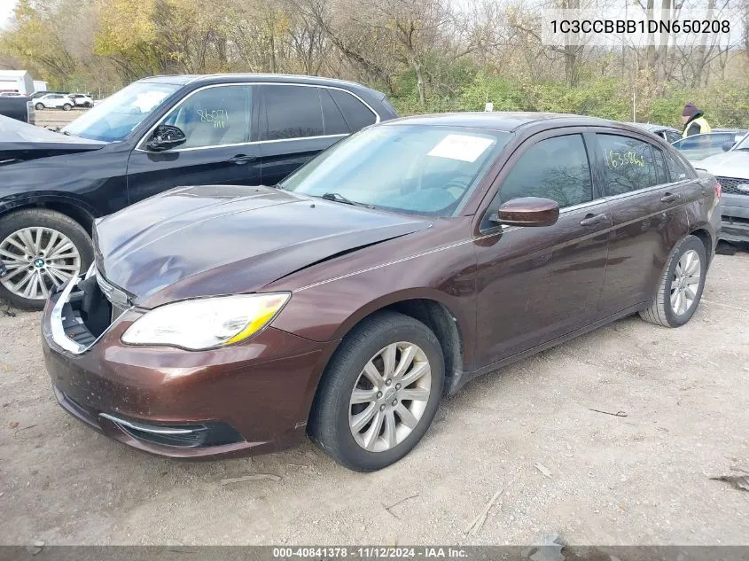 1C3CCBBB1DN650208 2013 Chrysler 200 Touring