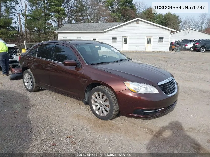 2013 Chrysler 200 Touring VIN: 1C3CCBBB4DN570787 Lot: 40851419