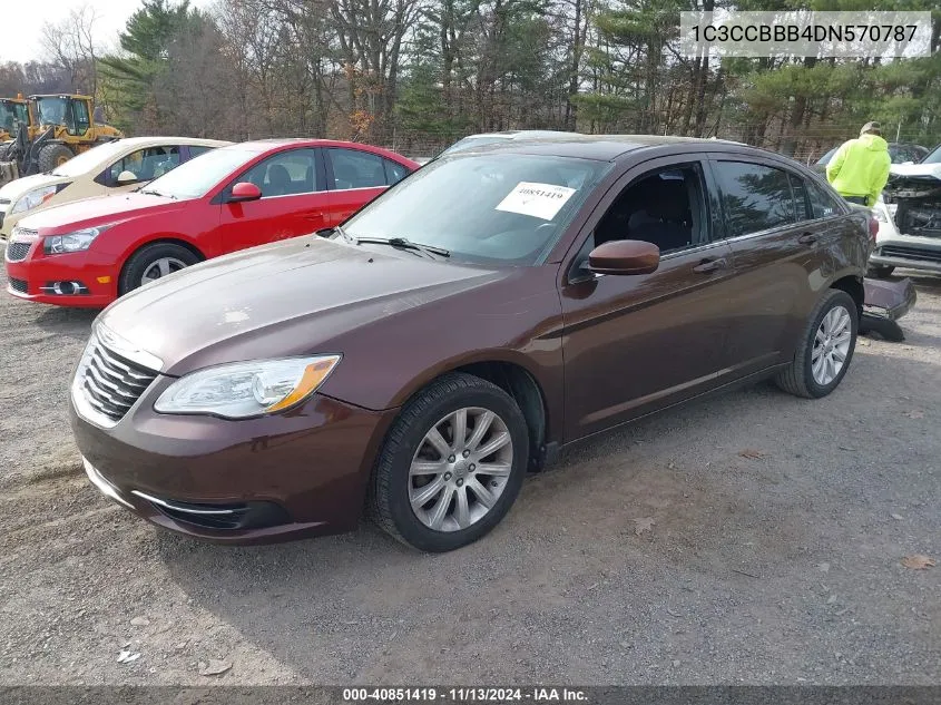 2013 Chrysler 200 Touring VIN: 1C3CCBBB4DN570787 Lot: 40851419