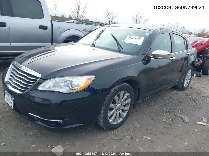 2013 Chrysler 200 Limited VIN: 1C3CCBCG6DN739024 Lot: 40855807