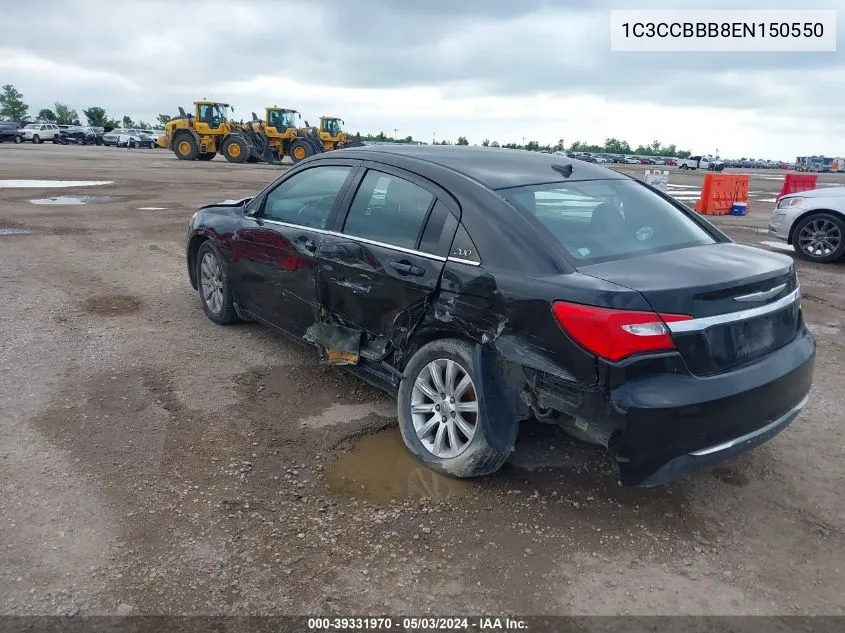 2014 Chrysler 200 Touring VIN: 1C3CCBBB8EN150550 Lot: 39331970