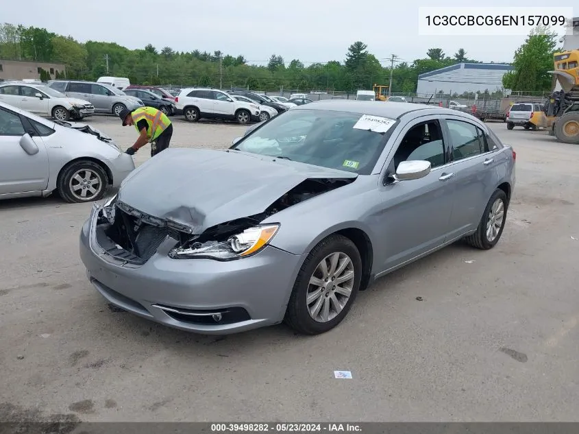 2014 Chrysler 200 Limited VIN: 1C3CCBCG6EN157099 Lot: 39498282