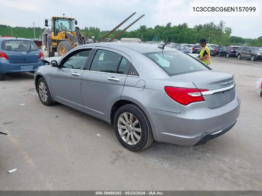 2014 Chrysler 200 Limited VIN: 1C3CCBCG6EN157099 Lot: 39498282