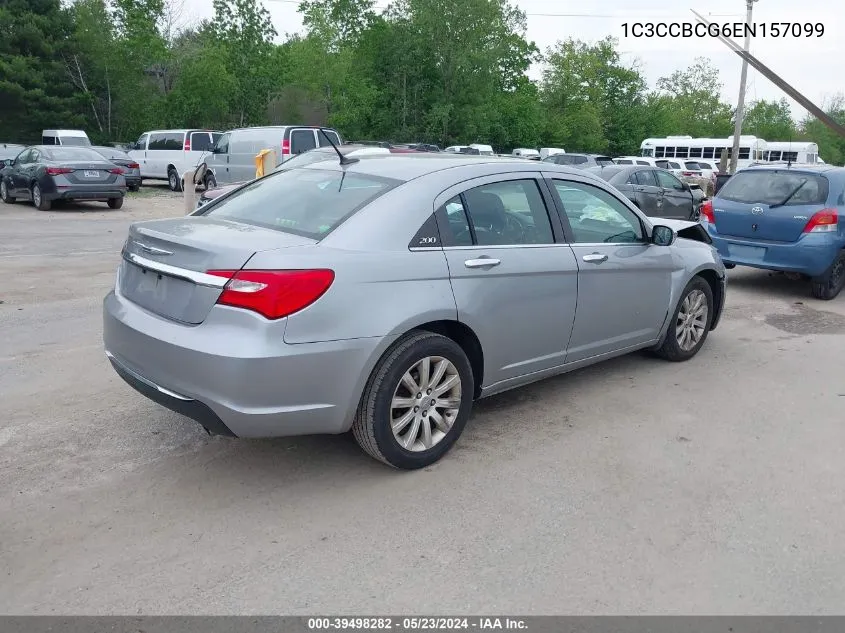 2014 Chrysler 200 Limited VIN: 1C3CCBCG6EN157099 Lot: 39498282