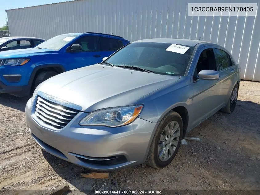 1C3CCBAB9EN170405 2014 Chrysler 200 Lx