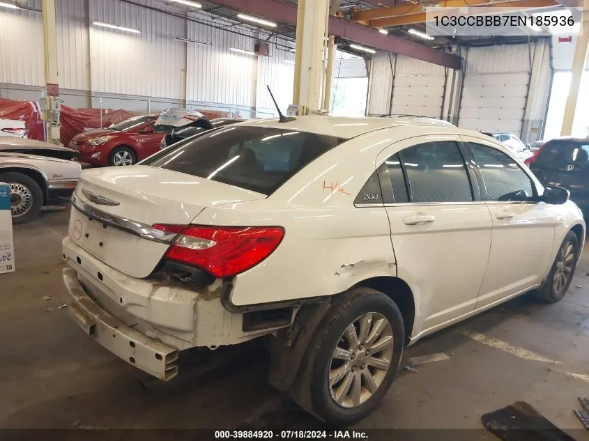 1C3CCBBB7EN185936 2014 Chrysler 200 Touring