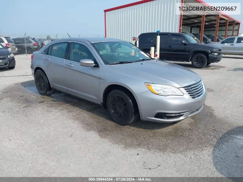 2014 Chrysler 200 Lx VIN: 1C3CCBAB5EN209667 Lot: 39944304