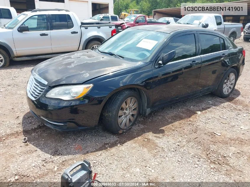 2014 Chrysler 200 Lx VIN: 1C3CCBAB8EN141901 Lot: 39983633