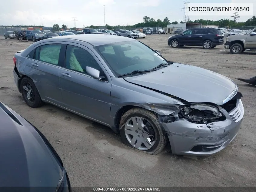 1C3CCBAB5EN146540 2014 Chrysler 200 Lx