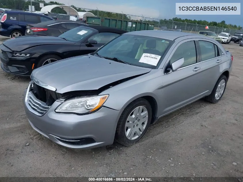 1C3CCBAB5EN146540 2014 Chrysler 200 Lx