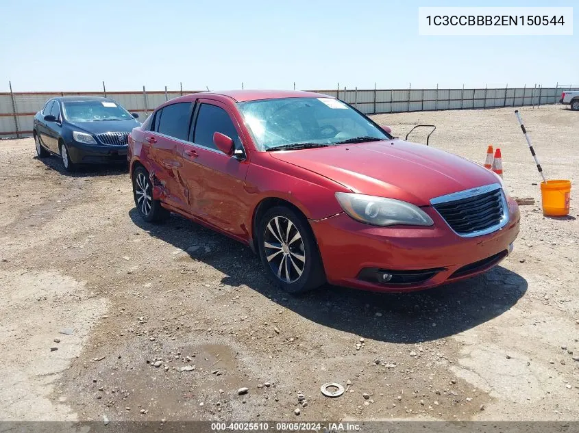 2014 Chrysler 200 Touring VIN: 1C3CCBBB2EN150544 Lot: 40025510