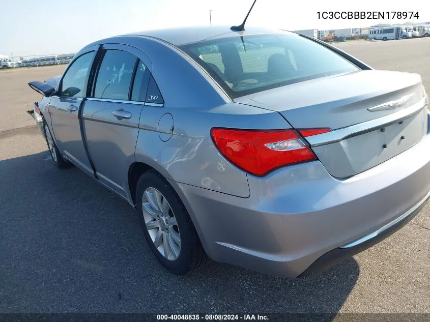 1C3CCBBB2EN178974 2014 Chrysler 200 Touring