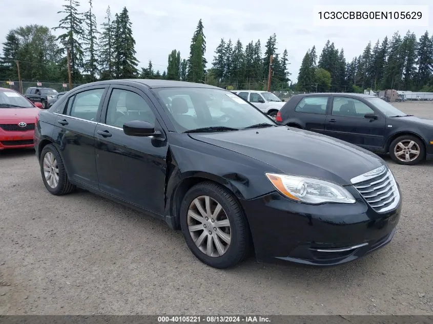 2014 Chrysler 200 Touring VIN: 1C3CCBBG0EN105629 Lot: 40105221