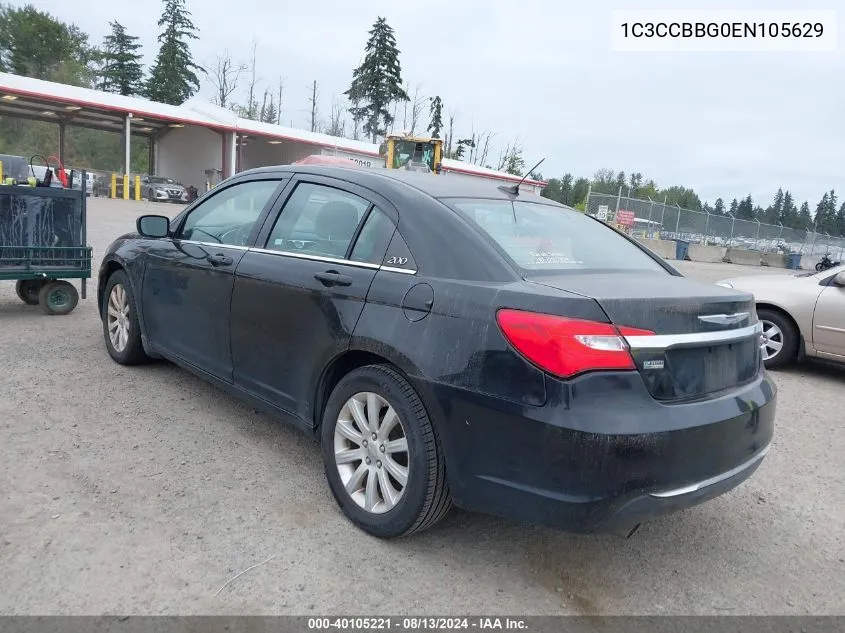 2014 Chrysler 200 Touring VIN: 1C3CCBBG0EN105629 Lot: 40105221