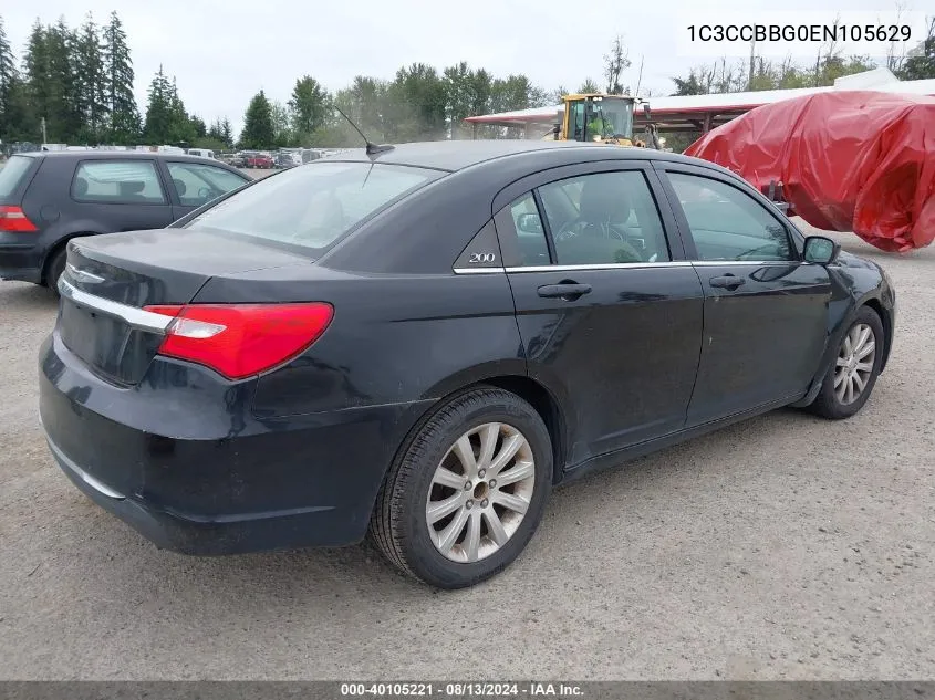 2014 Chrysler 200 Touring VIN: 1C3CCBBG0EN105629 Lot: 40105221