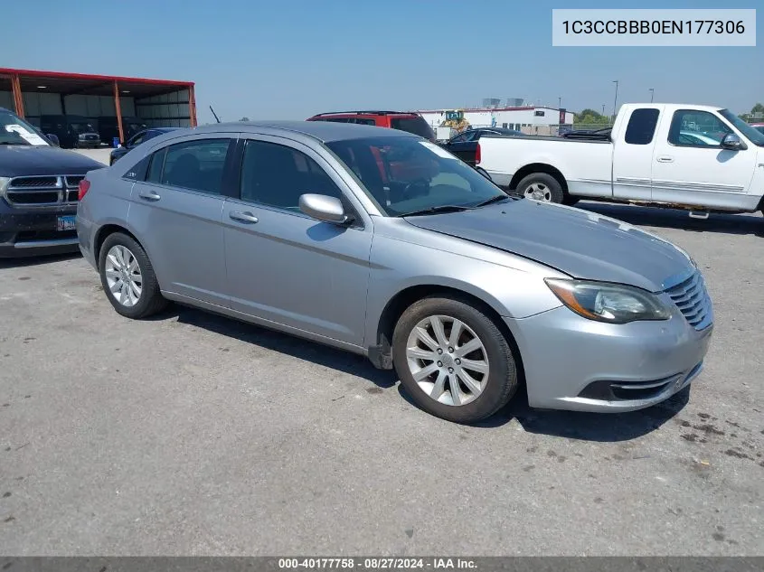 2014 Chrysler 200 Touring VIN: 1C3CCBBB0EN177306 Lot: 40177758