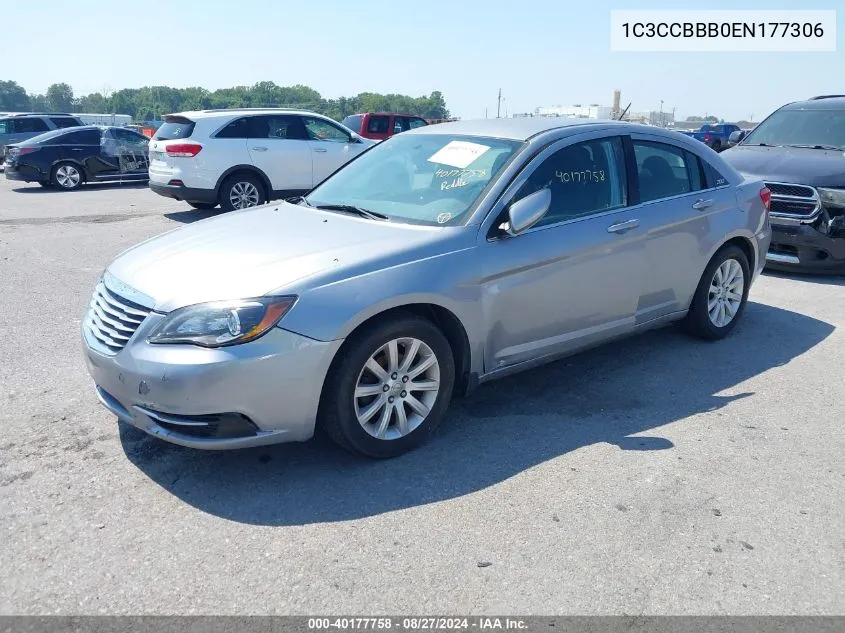 2014 Chrysler 200 Touring VIN: 1C3CCBBB0EN177306 Lot: 40177758