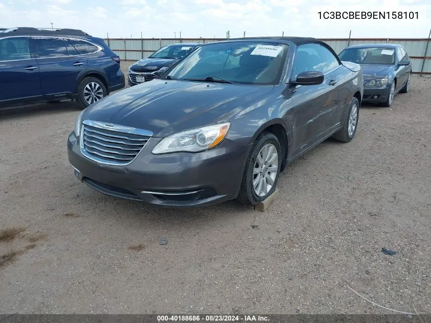 2014 Chrysler 200 Touring VIN: 1C3BCBEB9EN158101 Lot: 40188686