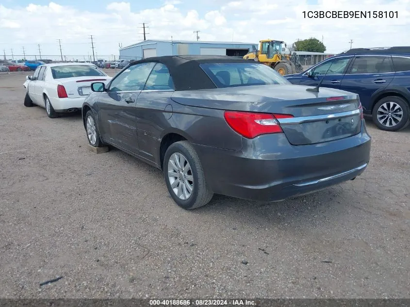 2014 Chrysler 200 Touring VIN: 1C3BCBEB9EN158101 Lot: 40188686