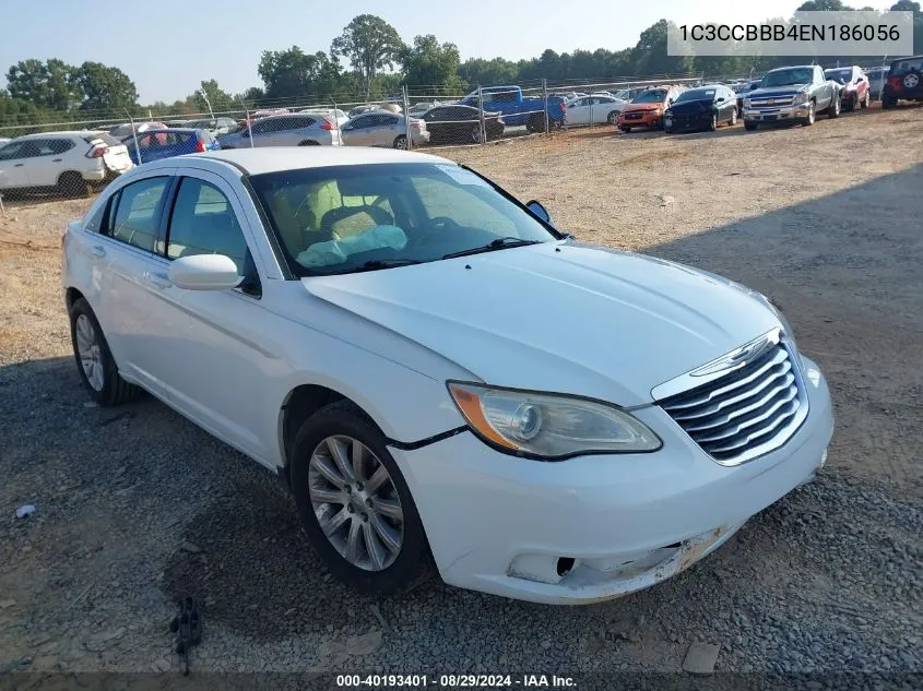 2014 Chrysler 200 Touring VIN: 1C3CCBBB4EN186056 Lot: 40193401