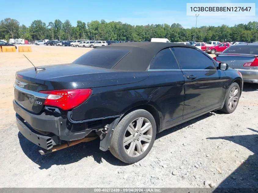 2014 Chrysler 200 Touring VIN: 1C3BCBEB8EN127647 Lot: 40272489