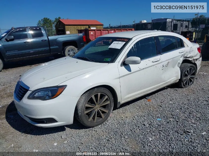 2014 Chrysler 200 Limited VIN: 1C3CCBCG9EN151975 Lot: 40285333