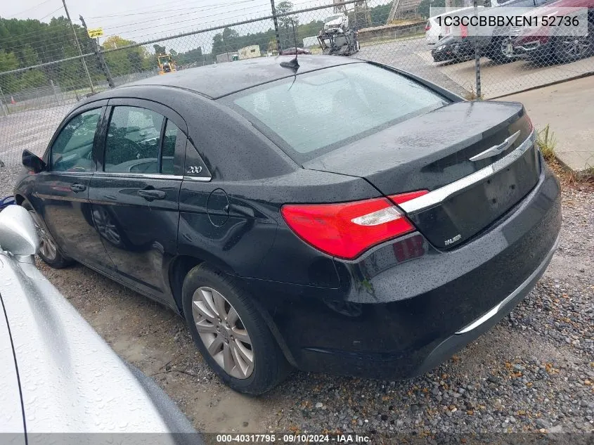 1C3CCBBBXEN152736 2014 Chrysler 200 Touring