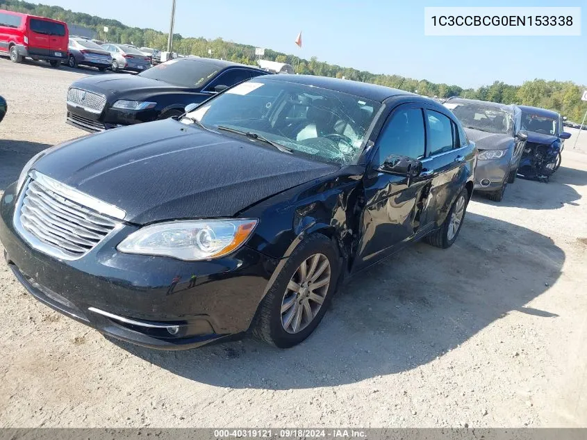 2014 Chrysler 200 Limited VIN: 1C3CCBCG0EN153338 Lot: 40319121