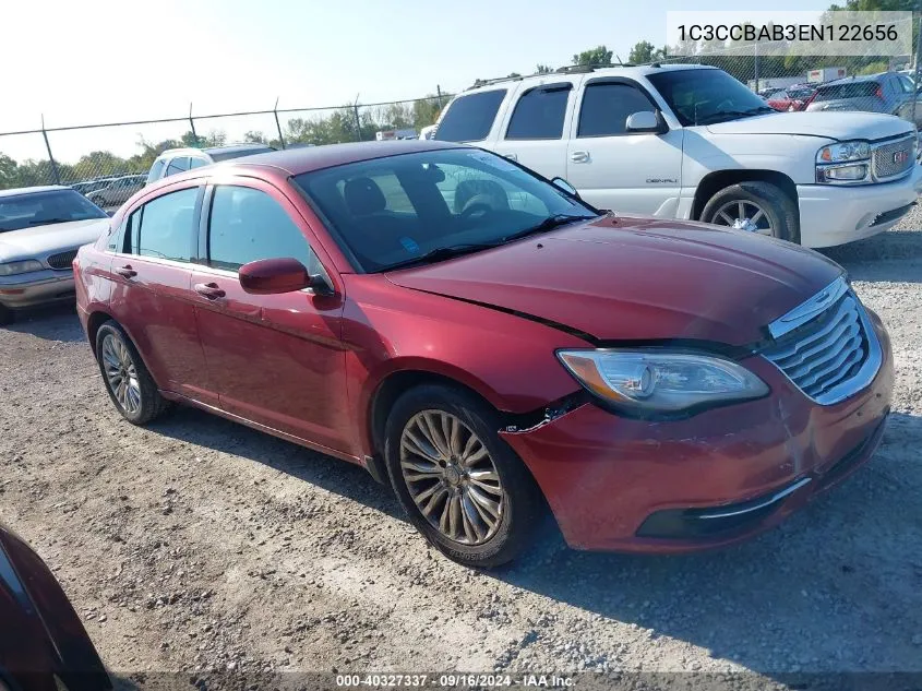 2014 Chrysler 200 Lx VIN: 1C3CCBAB3EN122656 Lot: 40327337