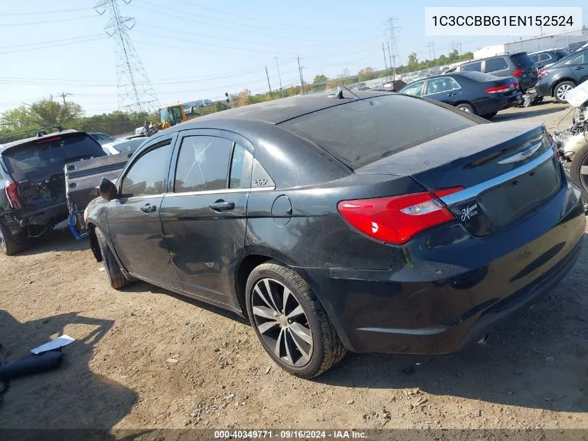 2014 Chrysler 200 Touring VIN: 1C3CCBBG1EN152524 Lot: 40349771