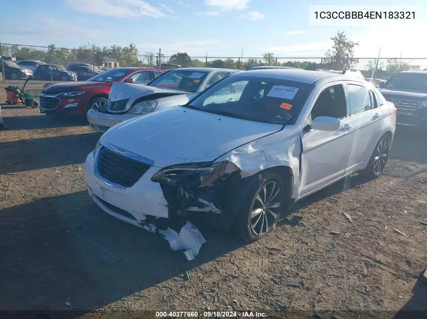 2014 Chrysler 200 Touring VIN: 1C3CCBBB4EN183321 Lot: 40377660