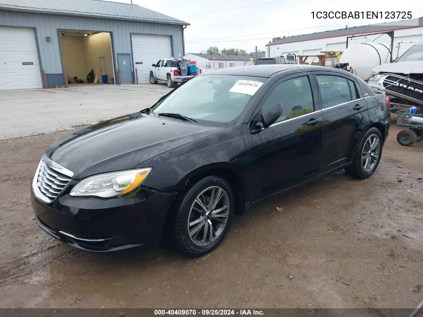 2014 Chrysler 200 Lx VIN: 1C3CCBAB1EN123725 Lot: 40409070