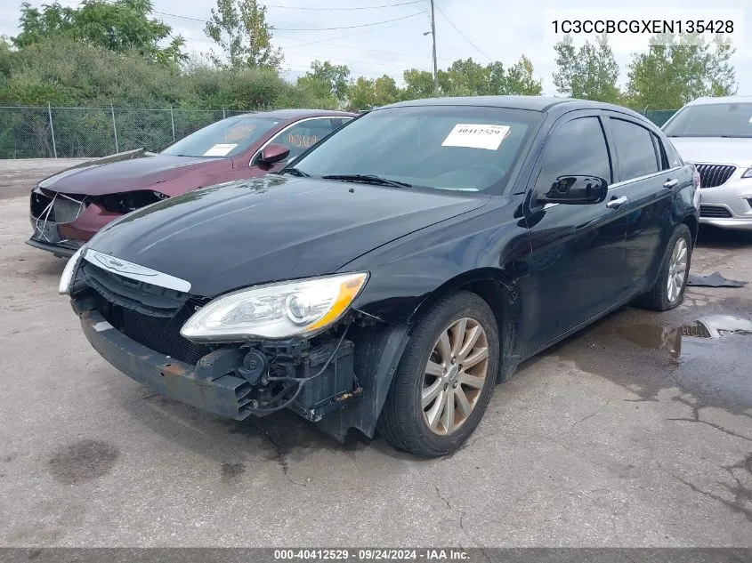 1C3CCBCGXEN135428 2014 Chrysler 200 Limited