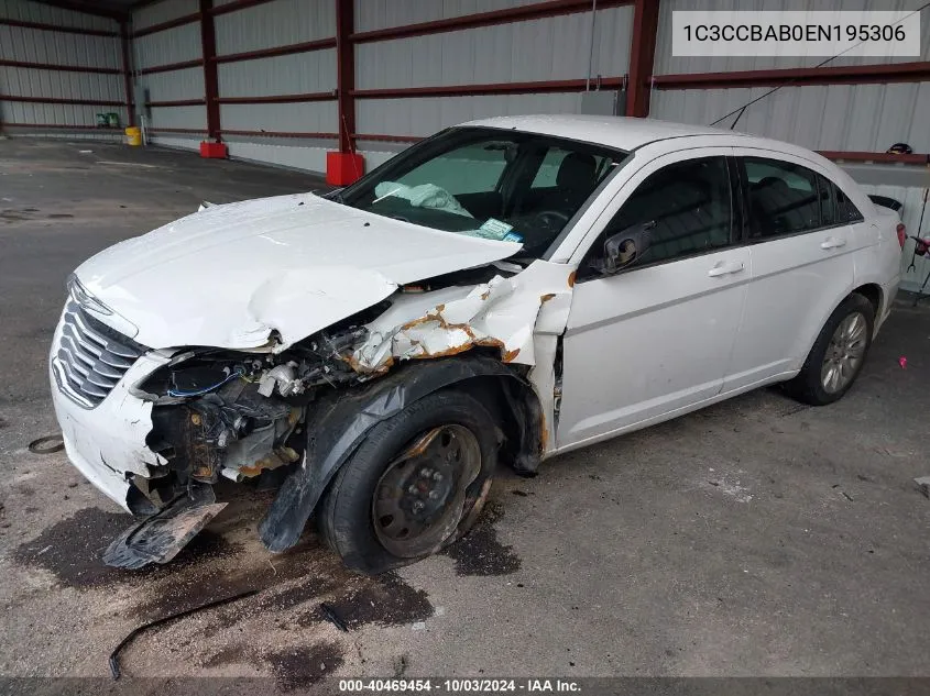 2014 Chrysler 200 Lx VIN: 1C3CCBAB0EN195306 Lot: 40469454