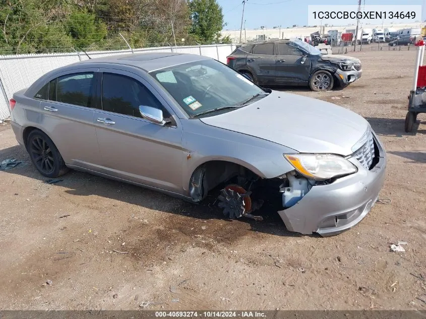 1C3CCBCGXEN134649 2014 Chrysler 200 Limited