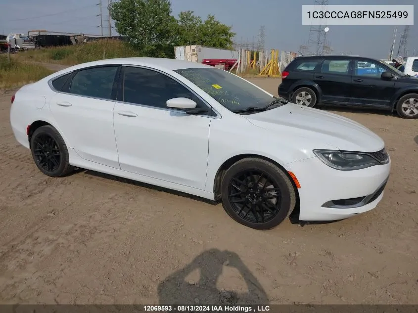 2015 Chrysler 200 Limited VIN: 1C3CCCAG8FN525499 Lot: 12069593