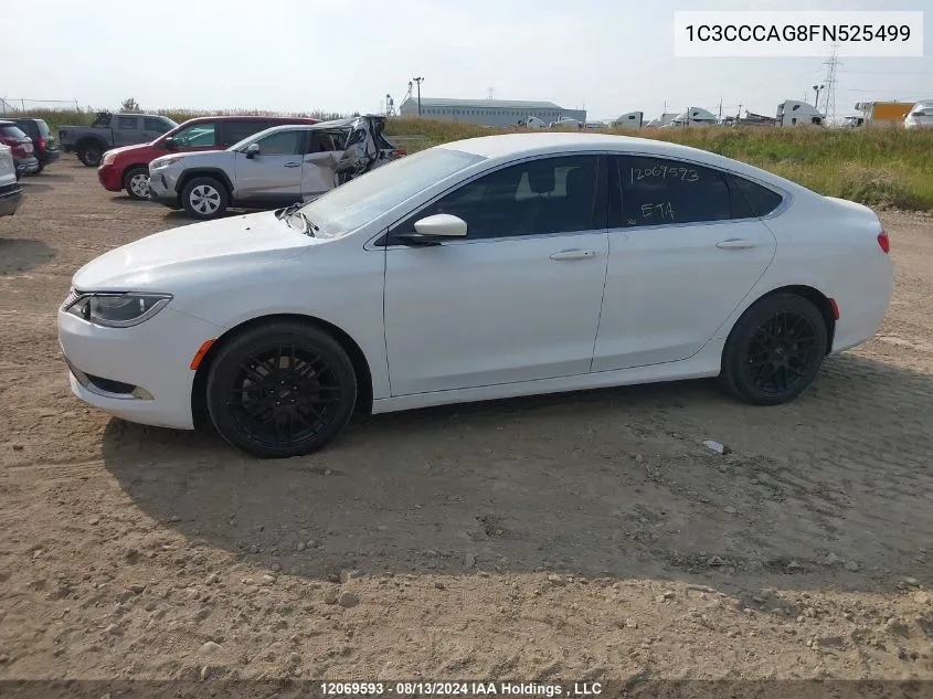 1C3CCCAG8FN525499 2015 Chrysler 200 Limited