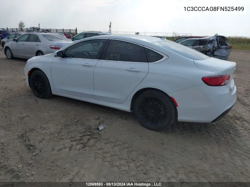 1C3CCCAG8FN525499 2015 Chrysler 200 Limited