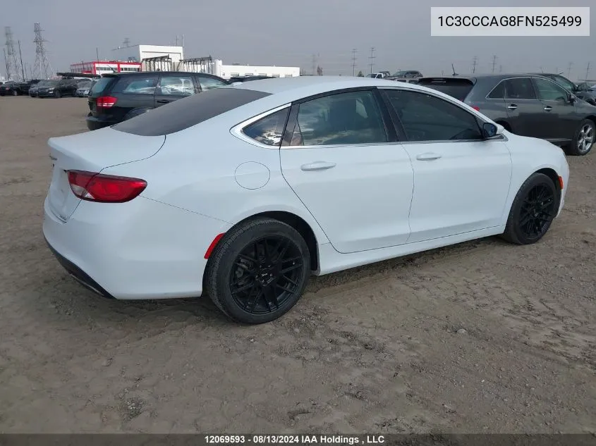 1C3CCCAG8FN525499 2015 Chrysler 200 Limited